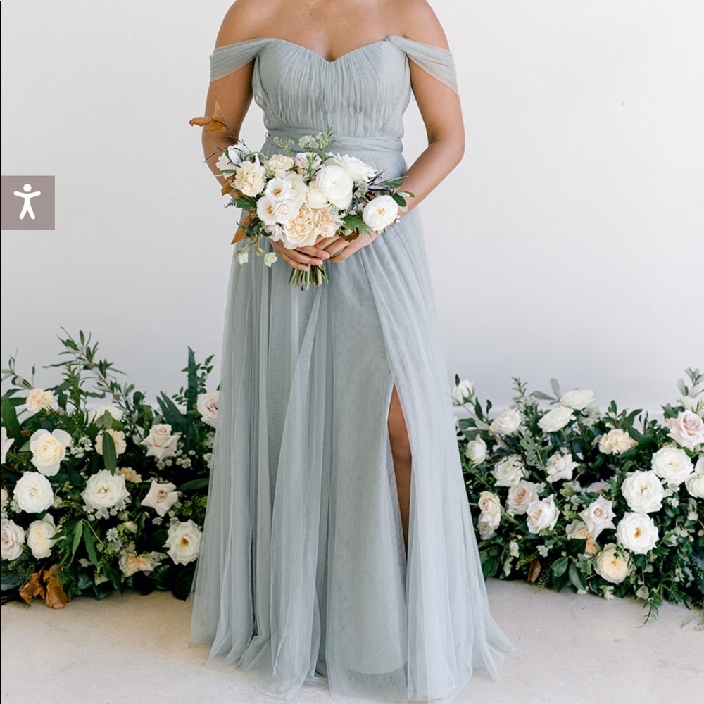 Revelry Rosalie Tulle Convertible Dress, sage